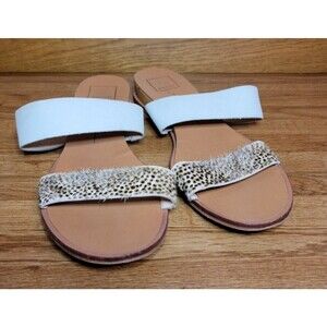 Dolce Vita Animal Print Slip On Sandals